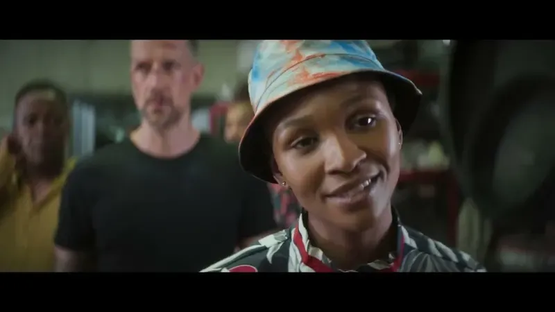 Still from Cop & A Half, a South African action-comedy feature